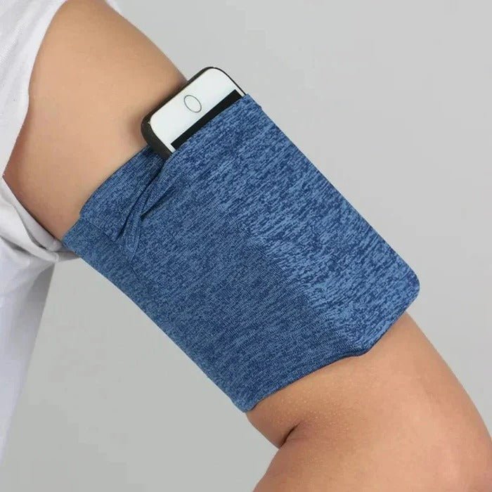 Fitness Arm Bag with Adjustable Phone Pouch for Running and Workouts