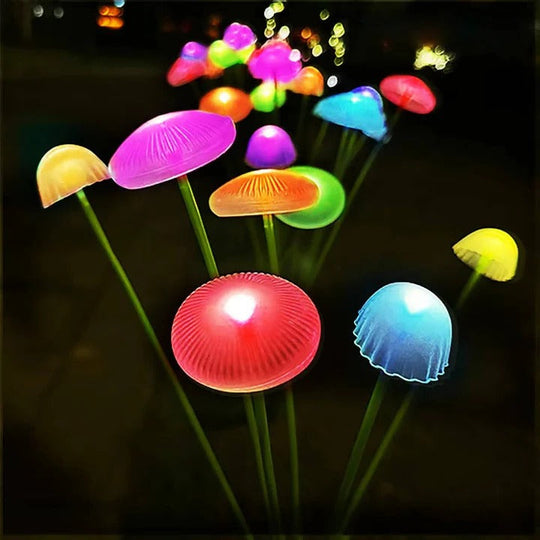 Solar Garden Light with Jellyfish Design and Colour Changing LEDs