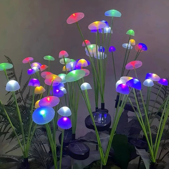 Solar Garden Light with Jellyfish Design and Colour Changing LEDs