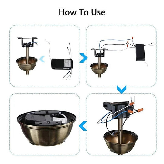 Ceiling Fan and Light with Remote Controller