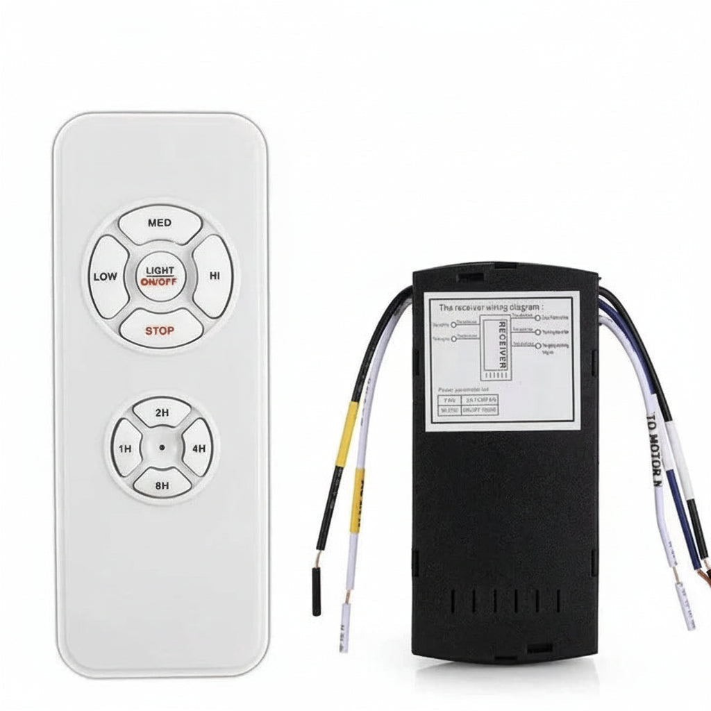 Ceiling Fan and Light with Remote Controller