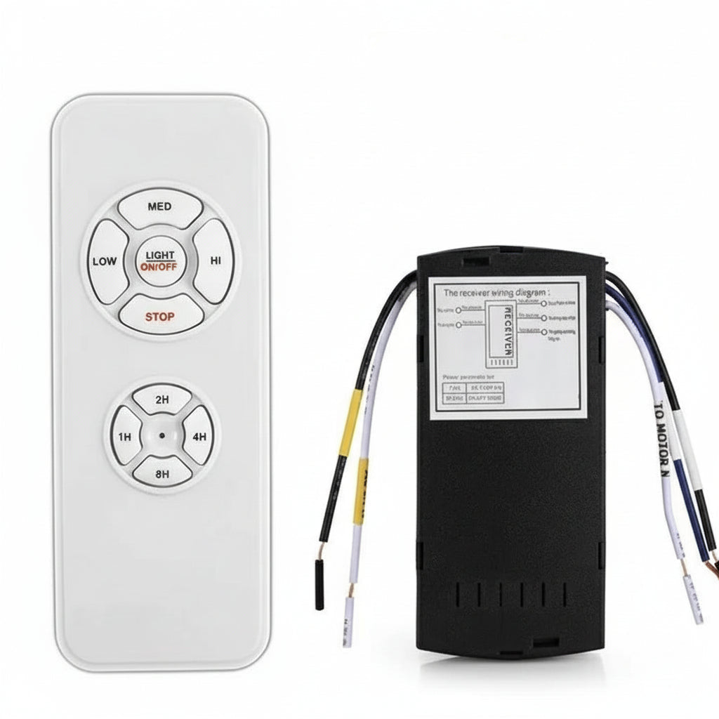 Ceiling Fan and Light with Remote Controller