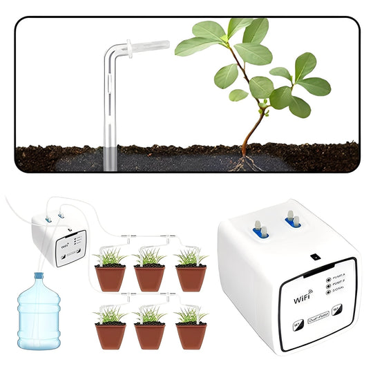 Plant Waterer with WiFi App Control and Drip System