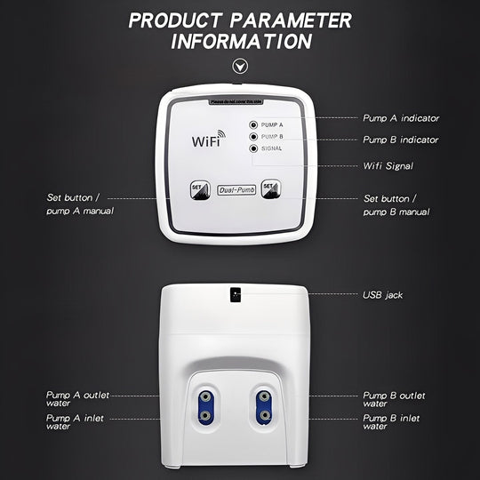 Plant Waterer with WiFi App Control and Drip System