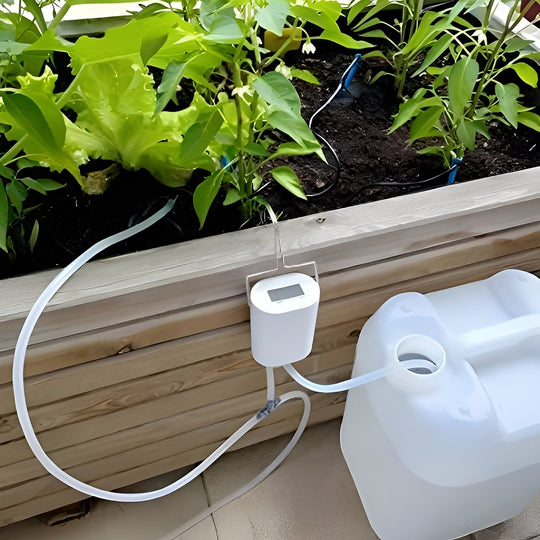 Plant Watering Pump Timer with LCD Display and USB Charging