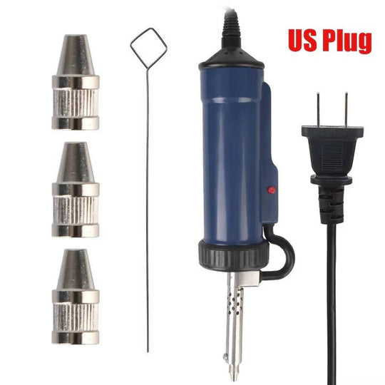 Electric Desoldering Device with Trigger Control and 3 Nozzles