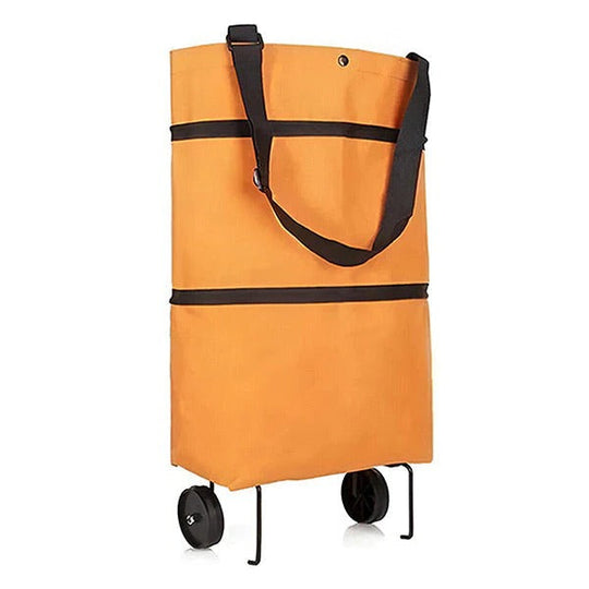 Foldable Shopping Cart for Portable Use and Storage