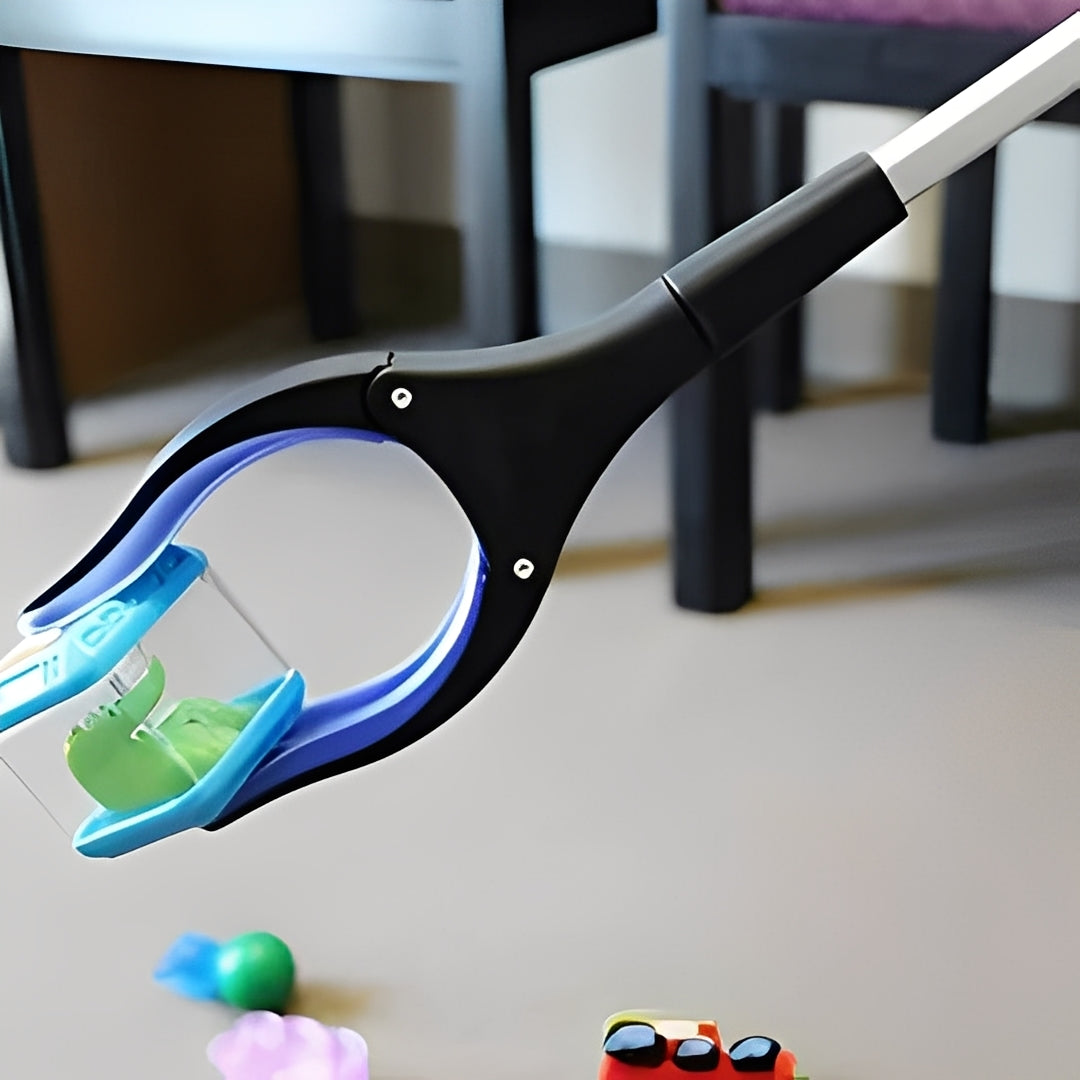 Long Reach Pickup Tool with Rotating Head