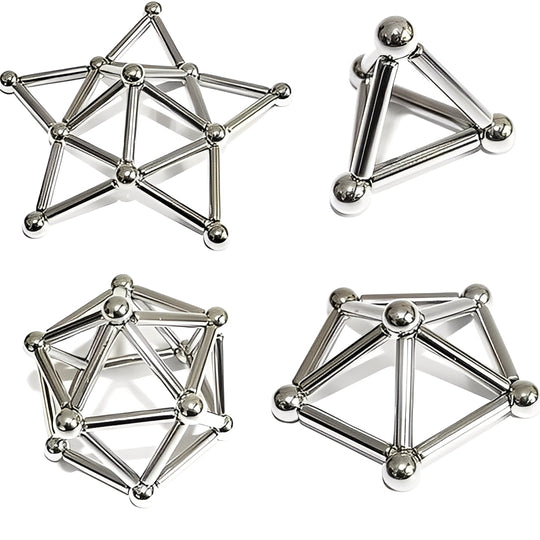 Construction Toys for Kids with Magnetic Sticks and Balls