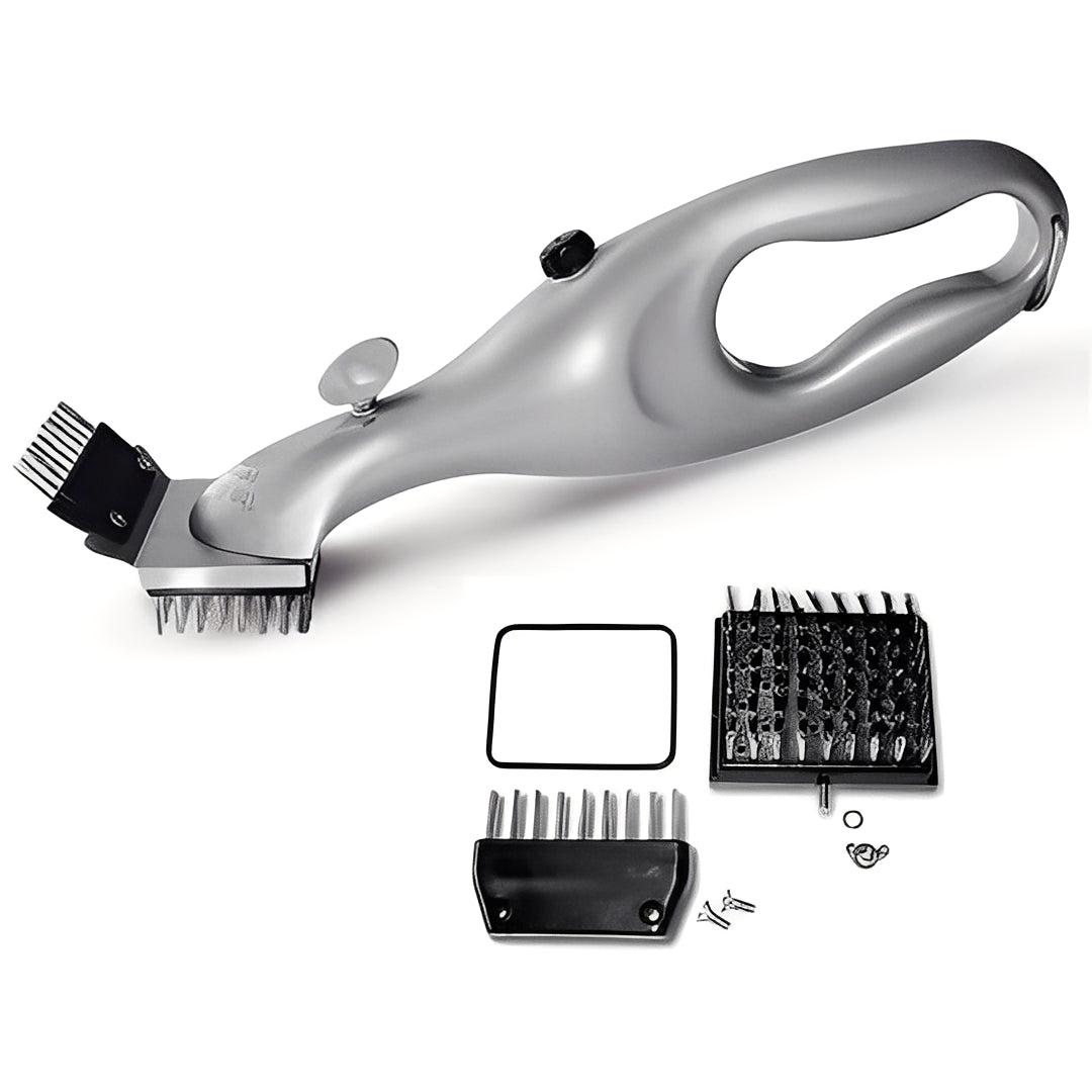 Grill Cleaning Brush with Steam-Use Design and Scraper