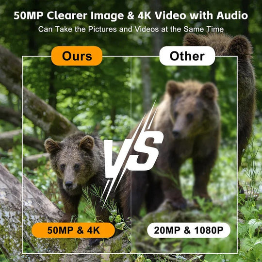Solar Powered Trail Camera with Night Vision and Outdoor Use