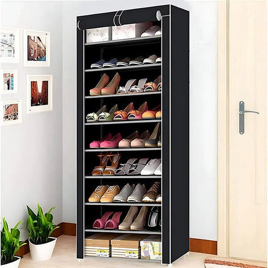 Vertical Shoe Rack Organiser for Entryway and Closet Storage