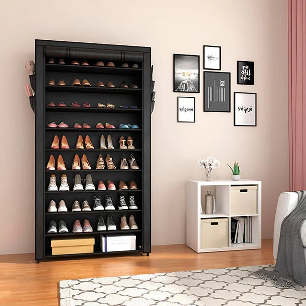Vertical Shoe Rack Organiser for Entryway and Closet Storage