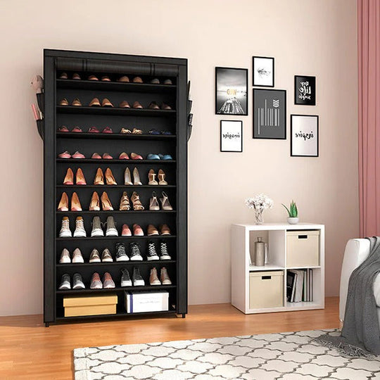 Vertical Shoe Rack Organiser for Entryway and Closet Storage