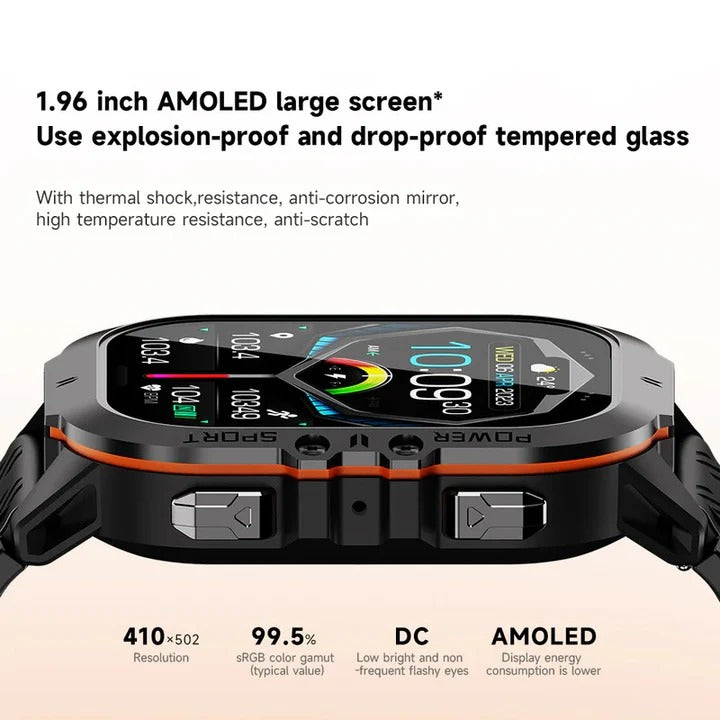 Sports Watch with Bluetooth 5.0 Connectivity