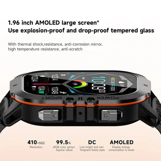 Sports Watch with Bluetooth 5.0 Connectivity