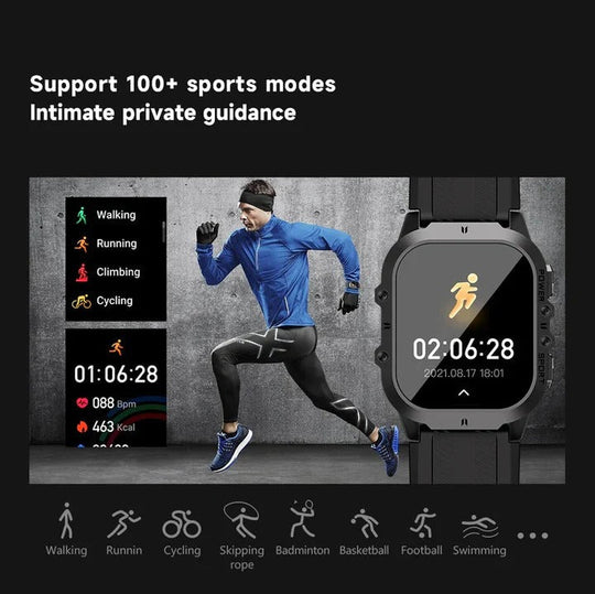 Sports Watch with Bluetooth 5.0 Connectivity