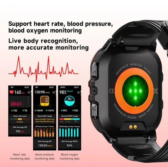 Sports Watch with Bluetooth 5.0 Connectivity
