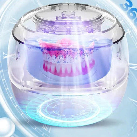 Ultrasonic Denture Cleaning Device with 300ml Capacity Tank