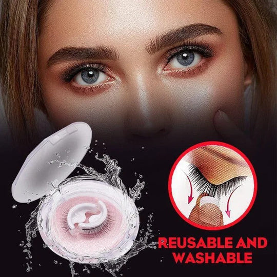 Self-Adhesive Eyelashes with Washable and Reusable Design