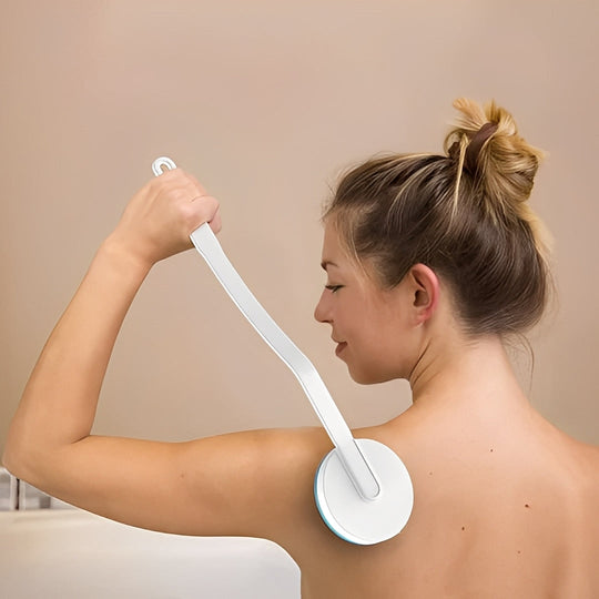 Back Lotion Applicator with Adjustable Handle and Roll On Roller Head