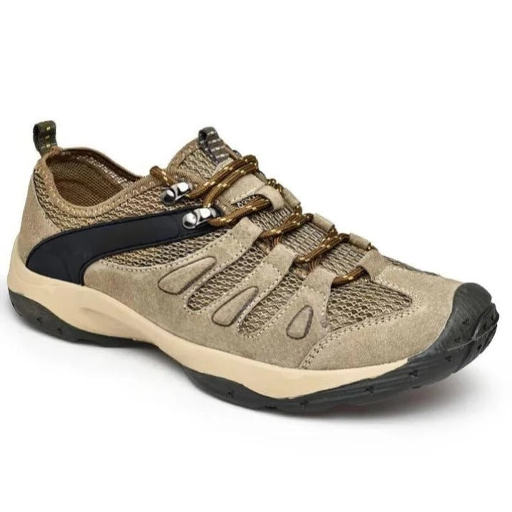 Women’s Hiking Shoes with Leather Mesh Upper for Outdoor Use