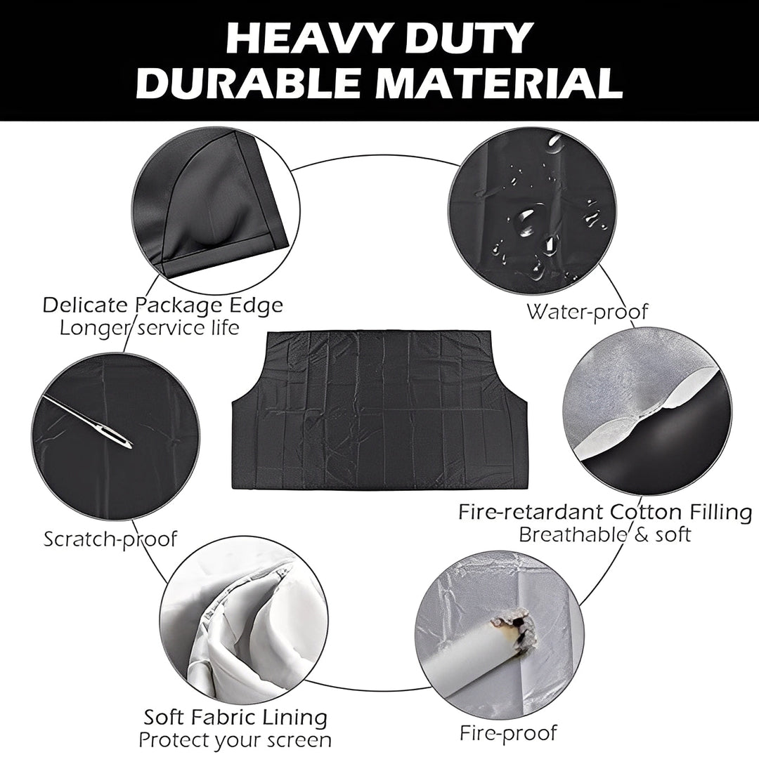 Magnetic Windshield Cover with Storage Pouch