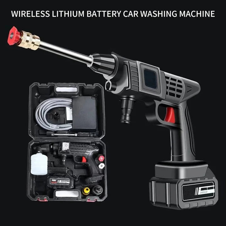 Cordless Water Spray Device with Battery and Dual Spray Modes