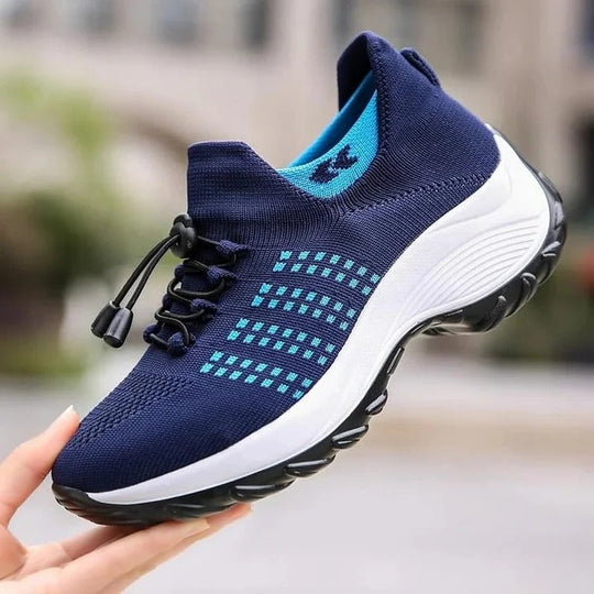 Unisex Walking Sneakers with Wide Toe Box Design