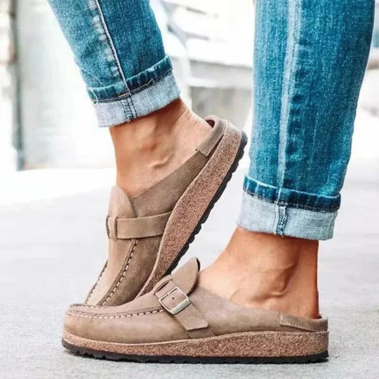 Slipper Sandals for Women with Cushioned Insole and Foot Support