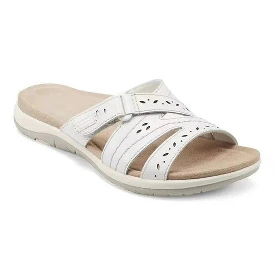 Adjustable Women’s Slide Sandals with Open Toe Design
