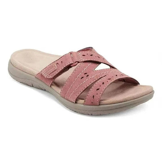 Adjustable Women’s Slide Sandals with Open Toe Design