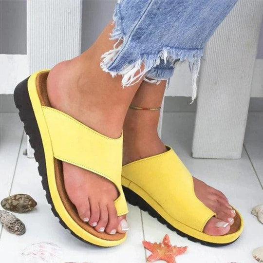 Slip-On Sandals with PU Leather Upper