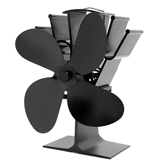 Heat Activated Stove Fan for Fireplace Heat Distribution