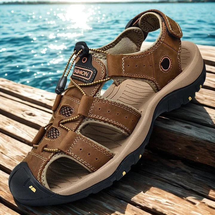 Men’s Summer Sandals with Elastic Slip-On Design