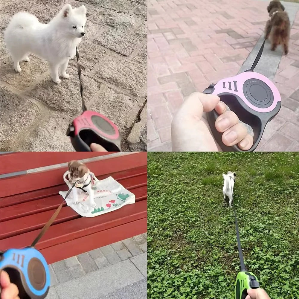 Retractable Dog Lead with Nylon Tape