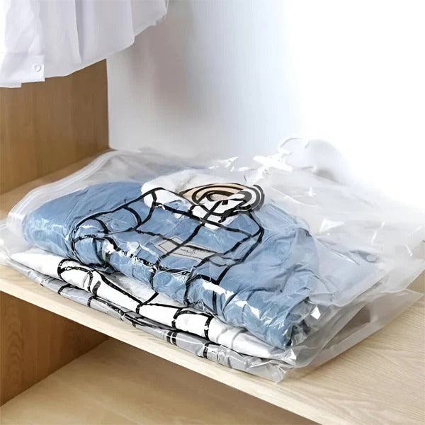 Hanging Vacuum Storage Bags for Closet Organisation, Set of 4