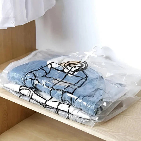 Hanging Vacuum Storage Bags for Closet Organisation, Set of 4