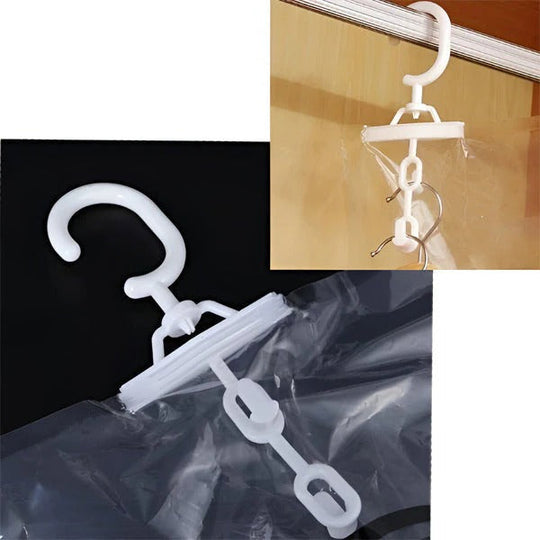 Hanging Vacuum Storage Bags for Closet Organisation, Set of 4
