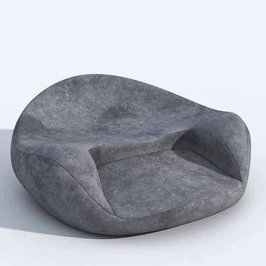 Round Meditation Cushion with Memory Foam Core