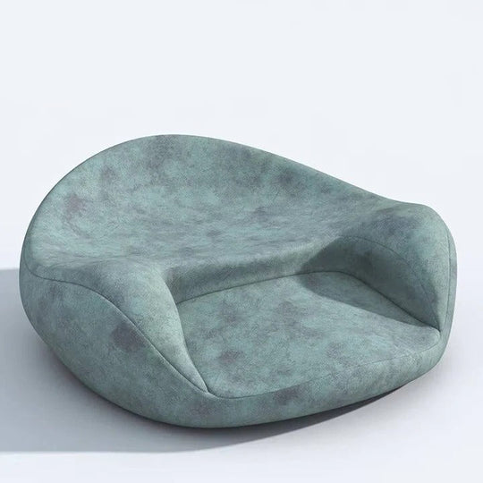 Round Meditation Cushion with Memory Foam Core