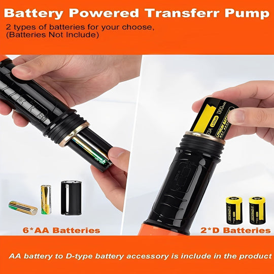 Portable Battery-Powered Electric Pump for Fuel and Fluid Transfer