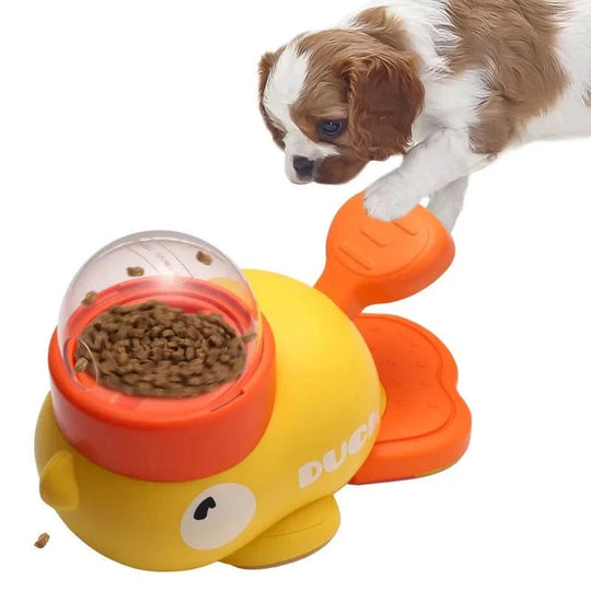 Duck-Shaped Pet Puzzle Feeder for Dogs