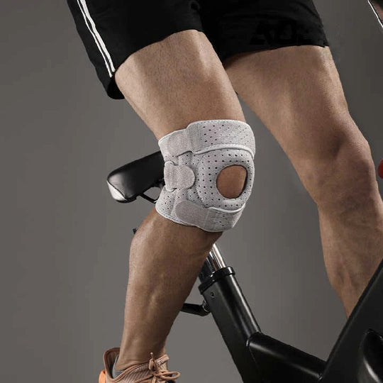 Knee Support Brace with Adjustable Straps for Running and Workouts