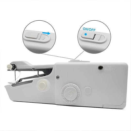 Battery Operated Handheld Sewing Machine for Light Fabrics