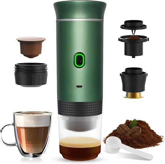 Portable USB Powered Coffee Maker with 3 Brewing Modes