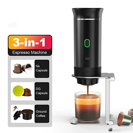 Portable USB Powered Coffee Maker with 3 Brewing Modes