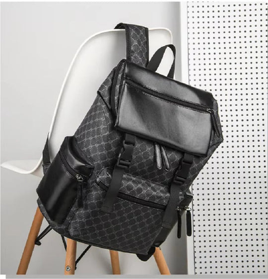 Leather Backpack for Laptop, Travel, and Daily Commuting