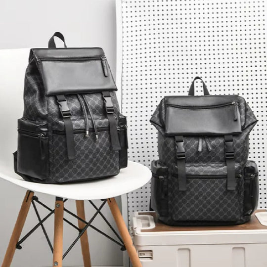 Leather Backpack for Laptop, Travel, and Daily Commuting