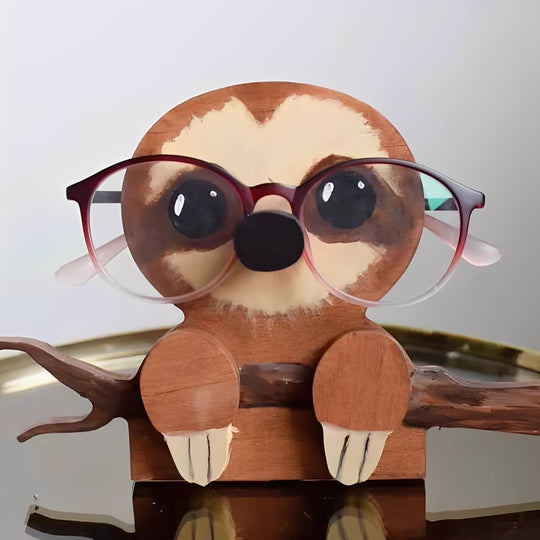 Wooden Animal Glasses Stand Designed to Help Organise Eyewear